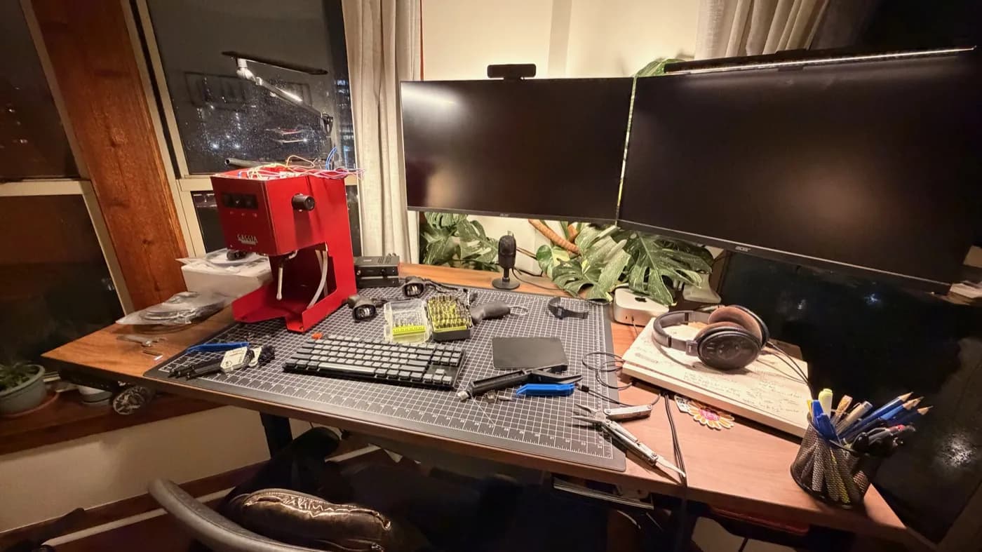 Espresso machine mid-pressure transducer mod